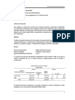 Estructura y Aplicación de Tarifas Eléctricas