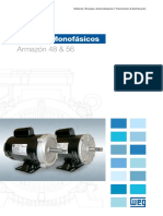 WEG Motores Monofasicos Mercado Mexicano Catalogo Espanol PDF