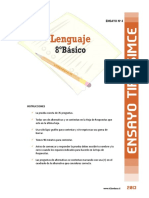 Ensayo4 Simce Lenguaje 8basico 2013 PDF