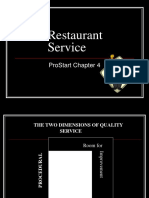 Restaurant Service: Prostart Chapter 4