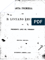 Carta Luciano Recalde A Carlos A. Lopez