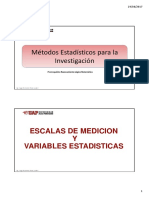 Clase 03 Estadistica - Escalas y Variables