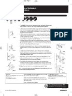 P85 Deadlocking Nightlatch Fitting Instructions: Tools Required