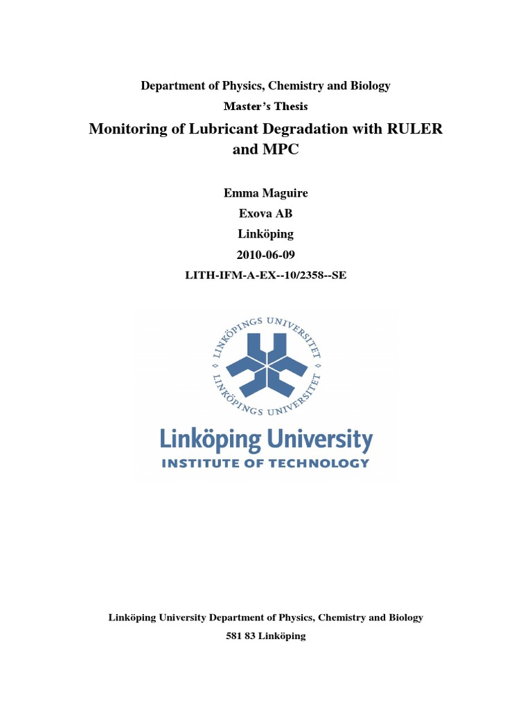 Oil Analysis Ruller and MPC Test PDF Peroxide Lubricant
