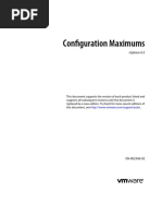 Vsphere 65 Configuration Maximums