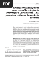 Educação Musical Apoiada Pelas Novas Tecnologias de Informação e Comunicação.
