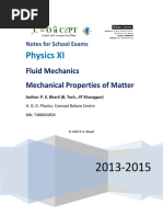 Download IIT JEE Fluid Mechanics Notes by aashique hussain SN360285631 doc pdf