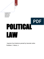 Political Velasco Cases PDF