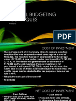 Midterms - 2 - Capital - Budgeting - Techniques - PDF Filename UTF-8''Midterms 2 Capi