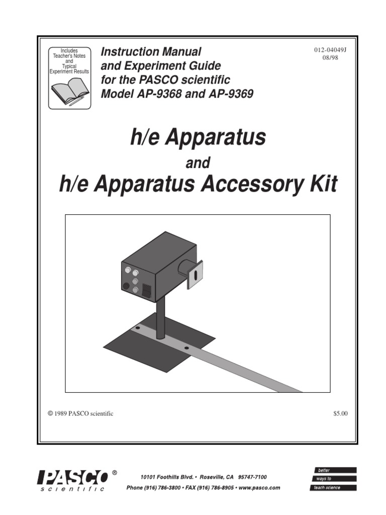 Manual Pasco PDF | PDF