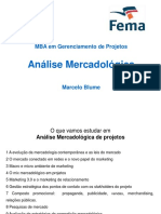 Análise Mercadológica - MBA Ger Projetos FAHOR 2017