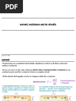 Current, Resistance and DC Circuits: Physics 112N