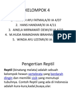 KELOMPOK 4 Pernafasan Reptil