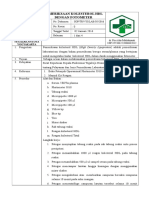 SOP Pemeriksaan Cholesterol HDL Dengan Fotometer