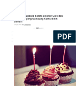 5 Resep Cupcake Setara Bikinan Cafe Dan Bakery
