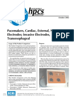 Pacemakers, Cardiac, External, Noninvasive Electrodes Invasive Electrodes, Transesophageal