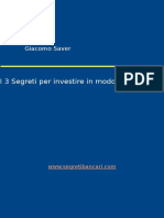 I 3 Segreti Per Investire in Modo Intelligente PDF