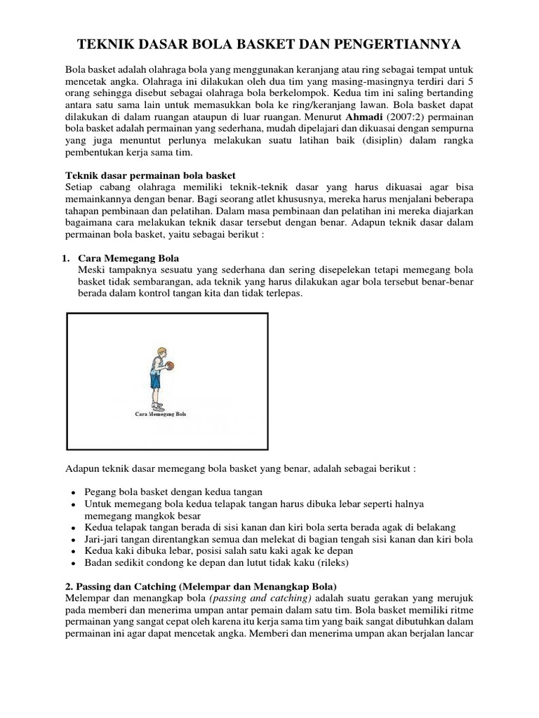 Melempar Bola Basket Kepada Teman Satu Tim Disebut Sebutkan Itu