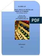 Panduan Doa Dan Amalan Setelah Sholat Fardhu PDF