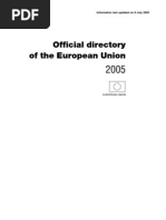 Official Directory of Eu 2005