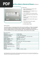 6- Conventional 2-Zone Fire Alarm Control Panel - HFP CP-2
