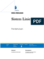 Modul 2 Sistem Linier (Klasifikasi Sistem)