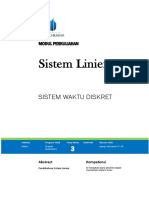 Modul 3 Sistem Linier (Sistem Waktu Diskret) - 1