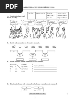 Verb To Be: Actividades para La Recuperación Del Inglés de 1º Eso