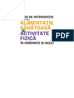 Ghid Pentru Alimentație Sănătoasă Și Activitate Fizică În Grădinițe Și Școli PDF