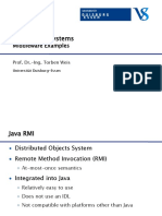 Distributed Systems: Middleware Examples