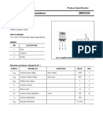High voltage, high speed TO-3PF silicon NPN power transistor specification