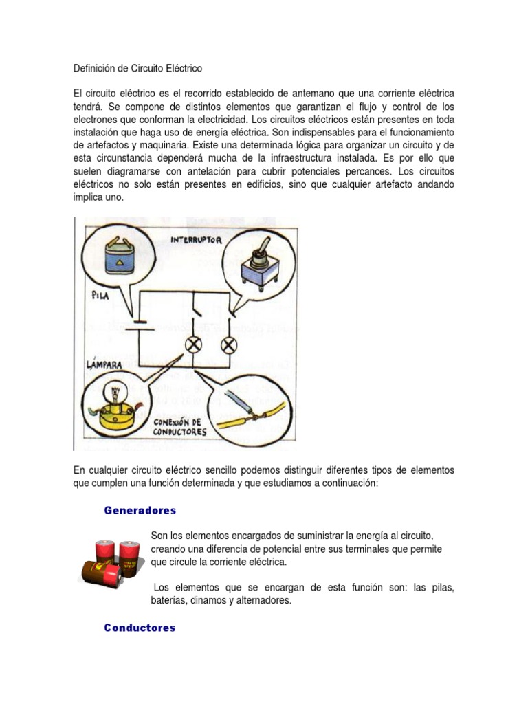 Definición de Circuito Eléctrico | Electricidad ...
