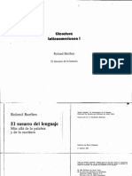 Barthes - El Discurso de La Historia PDF