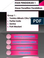 Group 1 (Filosofi Dasar-Dasar Penelitian Pendidikan 2)