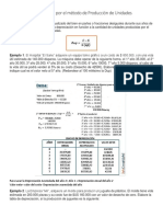 Depreciación Por El Método de Producción de Unidades