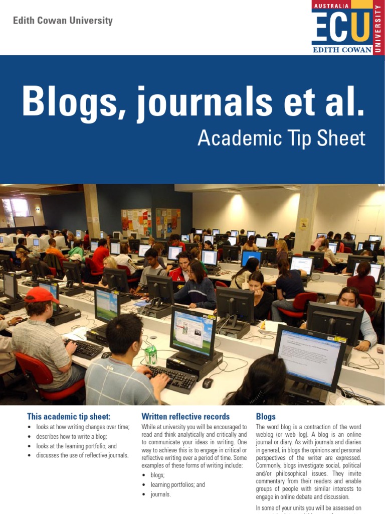 Academic Writing Tips for Blogs & Journals | PDF | Diary | Blog