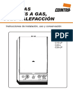 (Mantenimiento Caldera Gas Completa) Manual Caldera Gas Cointra C15 C20 PDF