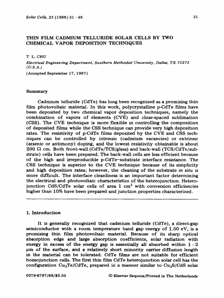 Solar Cells, 23 | PDF | Solar Cell | Thin Film