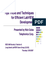 Tips Labview Development