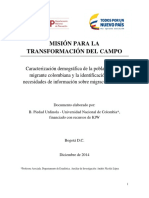 Migración Rural - Mision Transformación Coampo PDF