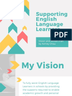 supporting english language learners- vision and plan