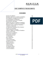 MERITUM - Curso de Audiência Trabalhista PDF