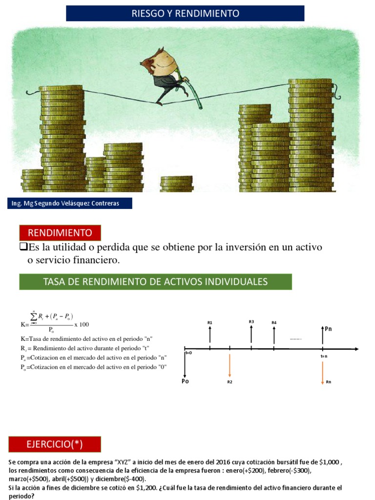 Riesgo y Rendimiento | PDF | Compartir (Finanzas) | Dispersión estadística