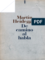 Heidegger de Camino Al Habla PDF