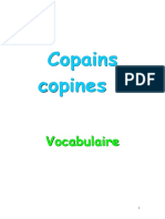 Lexique Copains Copines 1 PDF