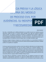 7.- La Audiencia Previa y La Lógica Interna