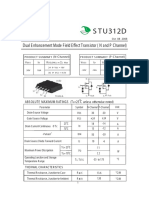 S T U312D: Dual E Nhancement Mode Field E Ffect Transistor (N and P C Hannel)