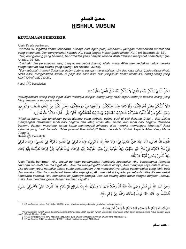 Hishnul Muslim
