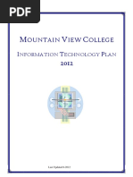 2010 - 02 - ITPlan Mountain View College