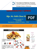 Blgo. Ms. Pablo Chuna Mogollón: Carbohidratos Y Lípidos